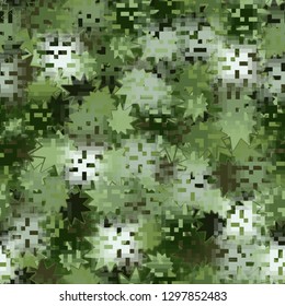 Seamless camouflage. The front layer is pixel.
Background made up of oblique multipath stars. Easy to edit.