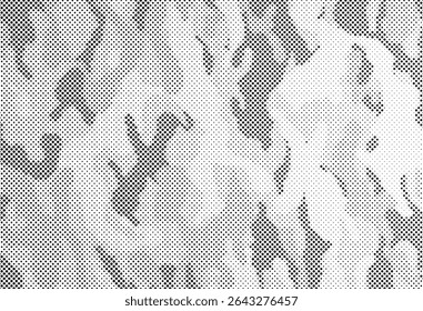 Camuflagem sem emenda padrão abstrato de meio-tom, Camuflagem militar repete projeto padrão para o fundo do Exército, impressão de roupas, tecidos, textura de camisa de esporte, papel de parede e papel de embalagem impressão