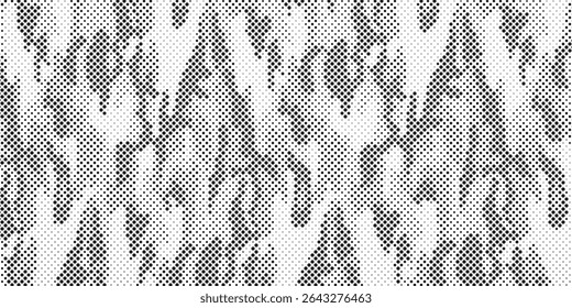 Seamless Camouflage halftone abstract pattern, Military Camouflage repeat pattern design for Army background, printing clothes, fabrics, sport jersey texture, wallpaper and wrapping paper print