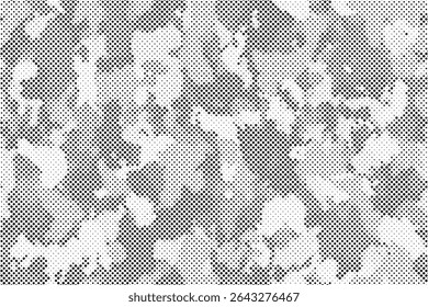 Camuflagem sem emenda padrão abstrato de meio-tom, Camuflagem militar repete projeto padrão para o fundo do Exército, impressão de roupas, tecidos, textura de camisa de esporte, papel de parede e papel de embalagem impressão
