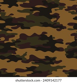 
seamless camouflage military pattern classic vector background, trendy print