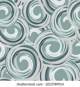Seamless camouflage from multi-colored spirals.