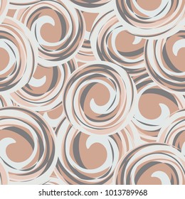 Seamless camouflage from multi-colored spirals.