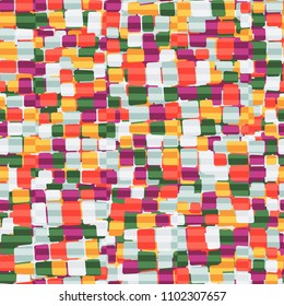Seamless camouflage over which is located striped mesh. Multi-colored texture.
