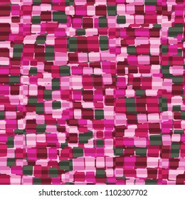 Seamless camouflage over which is located striped mesh. Multi-colored texture.
