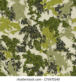 Seamless camouflage pattern