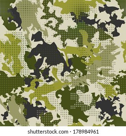 Seamless camouflage pattern