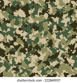 Seamless camouflage pattern