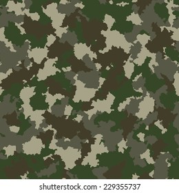 Seamless camouflage pattern