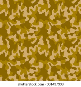 Seamless camouflage pattern. Abstract vector background. Beige. Backgrounds & textures shop.