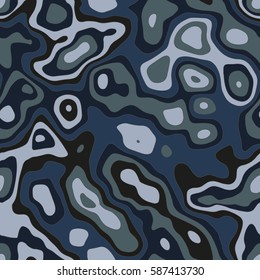 seamless camouflage pattern in acid color palette, tile-able vector texture