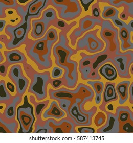 seamless camouflage pattern in acid color palette, tile-able vector texture