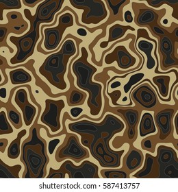 seamless camouflage pattern in acid color palette, tile-able vector texture