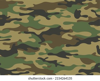 Seamless camouflage pattern. Army background. Military texture. Print. Vector illustration