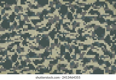 patrón de camuflaje ininterrumpido para uniforme del ejército
