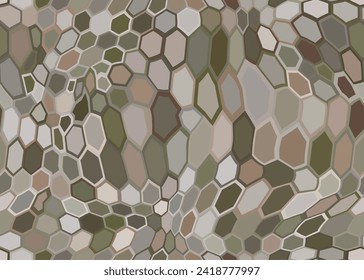 patrón de camuflaje ininterrumpido para uniforme del ejército