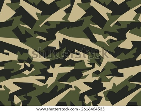 seamless camouflage pattern for army uniform

