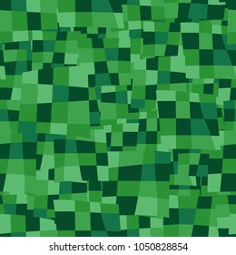 Seamless camouflage pattern consisting of oblique quadrilaterals. Unique fashionable texture