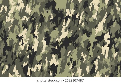 seamless camouflage pattern for fabric printing
