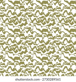 Padrão de camuflagem sem costura com um design orgânico abstrato em tons de verde azeitona e branco terrosos
