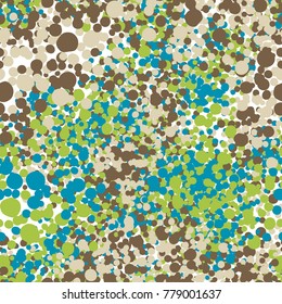Seamless camouflage pattern of five colors. Fashionable coloring for new clothes.