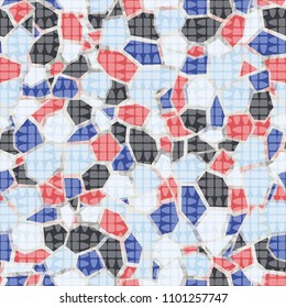 Seamless camouflage pattern. Granite colored texture. Marble abstraction. A grid consisting of strange figures.