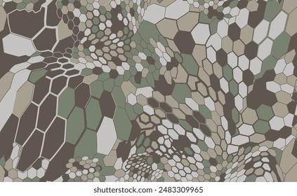 patrón de camuflaje sin costuras para prendas de caza