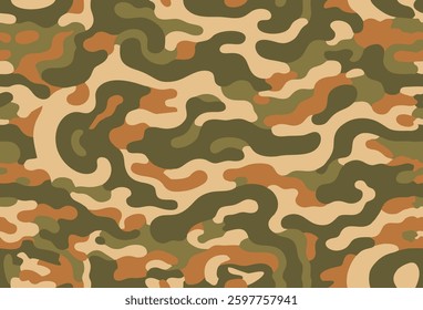 seamless camouflage pattern for hunting apparel