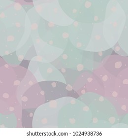 Seamless camouflage pattern of large and small spots. Fashionable wallpaper.