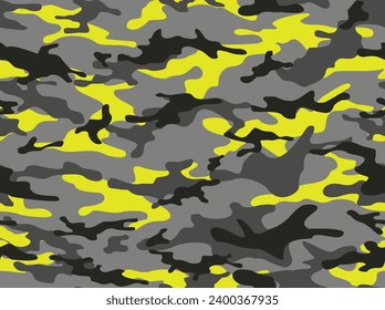 Seamless camouflage pattern. Military texture. Print on fabric and paper. Vector illustration