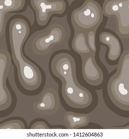 Seamless camouflage pattern modern brown and white spots on coffee background.Print on the fabric on the paper on the textile.Great background.Design.Vector