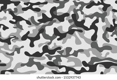 Seamless camouflage pattern modern.Gray.The print on the fabric.Vector