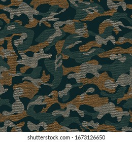 seamless camouflage pattern on background