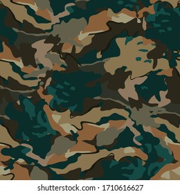 seamless camouflage pattern on background 