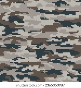 seamless camouflage pattern on background