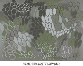 seamless camouflage pattern for outdoor apparel
