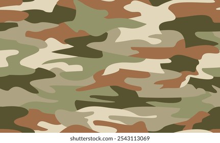 Modelo inconsútil del camuflaje para la ropa al aire libre
