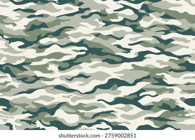 seamless camouflage pattern for outdoor apparel