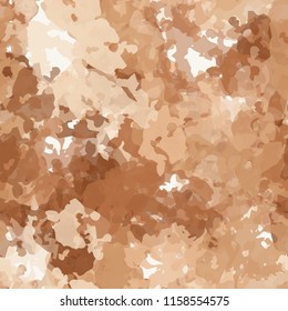 Seamless camouflage pattern of rusty hues. 