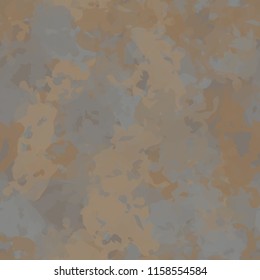 Seamless camouflage pattern of rusty hues. 