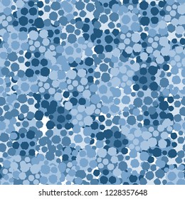 Seamless camouflage pattern. Snowballs.
