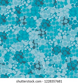 Seamless camouflage pattern. Snowballs.