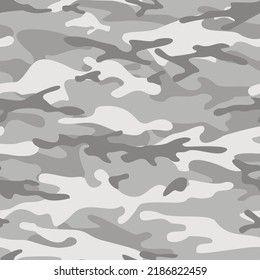 Seamless camouflage pattern from spots. Abstract camo. Print on fabric and clothes. Vector illustration