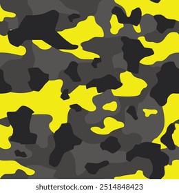 Seamless camouflage pattern of spots. Military camo. Vector illustration