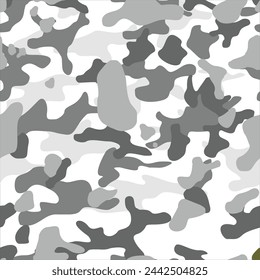 Patrón de camuflaje sin costuras de los puntos. Ilustración vectorial. Impresión en tela y papel. Vector