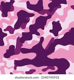 Seamless camouflage pattern. Urban camo. Cool modern print on fabric and textiles. Vector illustration