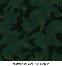 Seamless Camouflage Pattern Vector