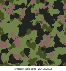 Seamless camouflage pattern vector