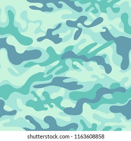 Seamless camouflage pattern. Vector illustration
