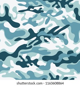 Seamless camouflage pattern. Vector illustration